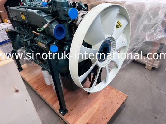 SINOTRUK WD615.47 371HP รถบรรทุก เครื่องยนต์ดีเซล 9.726L ยูโร 2