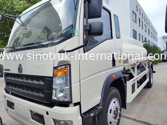 4x2 รถบรรทุกขยะเบา 6CBM ความจุ 160HP 8.00R20 ยางเหล็ก