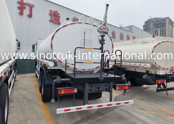 4650 1350 มิลลิเมตรรถบรรทุกถังน้ําระยะล้อด้วย VGD95 การทํางานและความจุของแกนหน้า