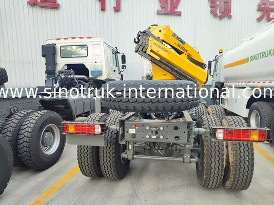 Your All-in-One Workhorse: HOWO 371HP 6x4 with XCMG 12T Crane