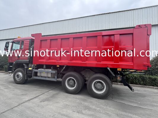 SINOTRUK HOWO TX รุ่น 400HP LHD รถดัมพ์ 6X4 พร้อมไฟเตือน