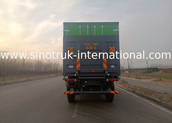 SINOTRUK รถบรรทุกหนักแบบ 4X4 LHD ขนาดจูง 5000*2300*2300 มิลลิเมตร ถังสินค้า และความจุของแกนหลัง 16 ตัน สําหรับการขนสินค้าหนัก