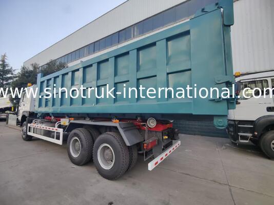 รถบรรทุกขยะแบบมีตะขอ SINOTRUK พร้อมแขนตะขอ HYVA ขนาด 20 ตัน, แชสซีระยะฐานล้อ 43 และปริมาตรตู้คอนเทนเนอร์ที่ปรับแต่งได้