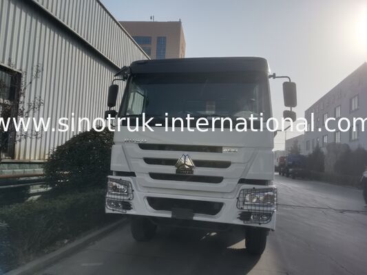 รถดั้มพ์ Sinotruk HOWO พร้อมเครื่องยนต์ 400 แรงม้า แบบพวงมาลัยซ้าย (LHD) ขับเคลื่อน 8x4 และความสามารถในการบรรทุก 31 ตัน