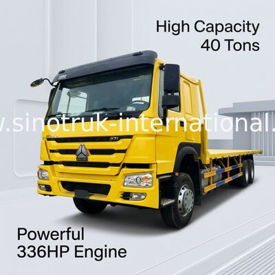 ZZ1257N4641W 336HP SINOTRUK Flat Bed Cargo Truck