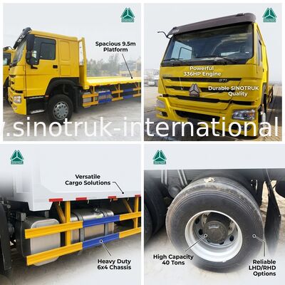 HOWO ZZ1257N5847W 6X4 WD615.69 รถบรรทุกสินค้า