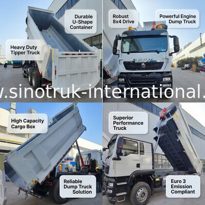 HOWO TX 6*4 รถขาวบรรทุกขยะ พร้อมเครื่องยนต์ MAN 390HP และกล่องบรรทุก 20CBM สําหรับผลงานที่ดีกว่า