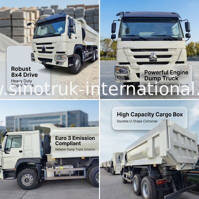 SITRAK 10 ล้อ หมุนรถยนต์ดัมป์กับยูโร 3 การปล่อยและ 430 HP เครื่องยนต์