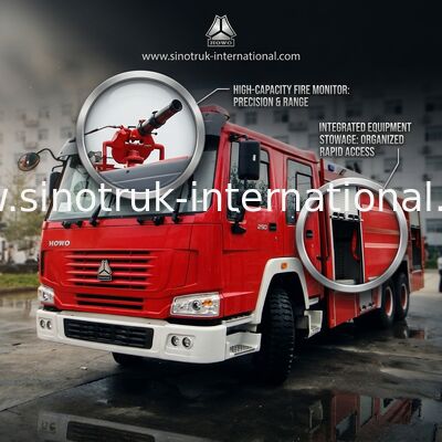 SINOTRUK HOWO Modern Fire And Rescue Vehicles Sprinkling Truck Equipment