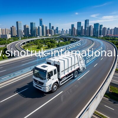 รถบรรทุกขยะมูลฝอย SINOTRUK 10-12CBM LHD 4X2 ZZ3161M4311