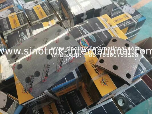 ผ้าเบรก SINOTRUK HOWO สีดำ สำหรับรถบรรทุกและรถพ่วง WG9231342069