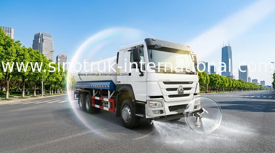 SINOTRUK HOWO 6x4 LHD รถบรรทุกน้ำ 371HP 18CBM