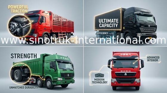 Fence Cargo Stake Truck SINOTRUK HOWO 30-60 Tons Capacity 8X4 LHD Euro2