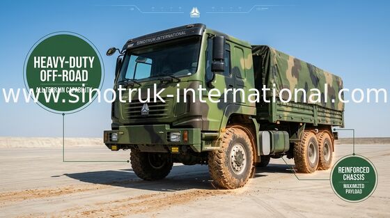Economic Cargo Truck 25 Tons 6X4 LHD Euro2 290HP with Electric Window Regulator