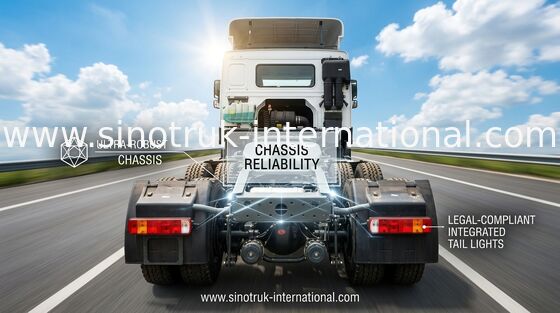 Euro 2 HW76 Cabin 60 Ton SINOTRUK Tractor Truck