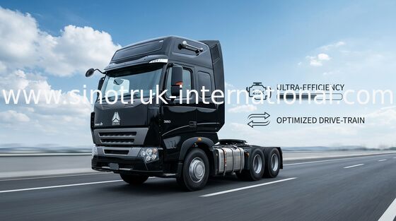 RHD 6X4 รถบรรทุกแบบ SINOTRUK HOWO 6x4 รถไถพรวนที่มีมาตรฐานการปล่อยก๊าซยูโร 2