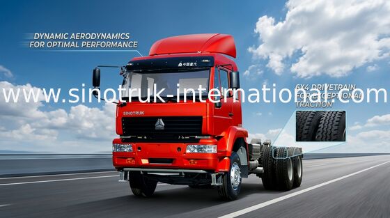 โครงสร้างรถพ่วงรถพ่วงขนาดเล็ก 6X4 Euro2 290HP ZZ4251M3241W