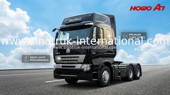 SINOTRUK HOWO รถพ่วงกึ่งพ่วง A7 พร้อมเครื่องปรับอากาศ