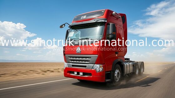 รถบรรทุกพ่วง ZZ4257N3247N1B 60-70 รถบรรทุกรถพ่วงพร้อมเครื่องยนต์ D12.38 380HP 11.596L