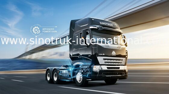 A7 RHD 6X4 Euro2 336HP รถบรรทุกแทรคเตอร์, หัวรถแทรกเตอร์นานาชาติ ZZ4257N3247N1B