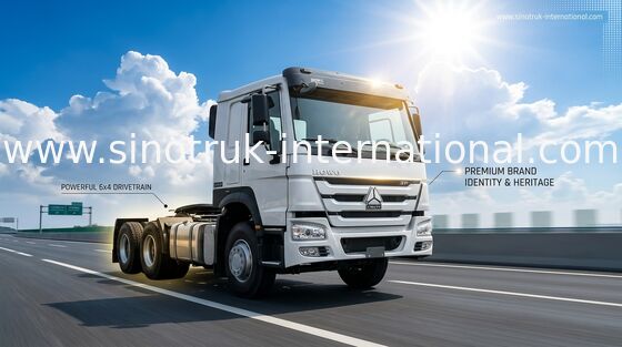 Sinotruk Howo มือสอง รถบรรทุก 6 × 4 สภาพดี