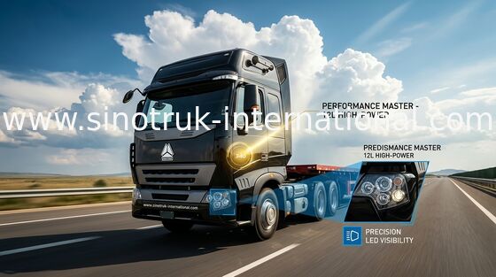 SINOTRUK HOWO A7 รถบรรทุกแทรคเตอร์ RHD 6X4 Euro2 380HP ZZ4257N3247N1B