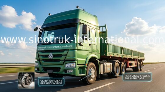 รถบรรทุกแทรคเตอร์ SINOTRUK HOWO RHD 6X4 Euro2 420HP ZZ4257V3241W
