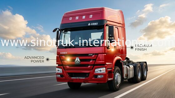 รถบรรทุกแทรคเตอร์ SINOTRUK HOWO RHD 6X4 Euro2 380HP ZZ4257S3241W