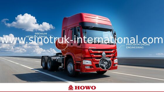 SINOTRUK HOWO รถบรรทุกแทรคเตอร์ RHD 6X4 Euro2 420HP ZZ4257V3241W
