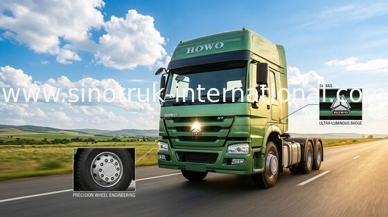 รถบรรทุกรถแทรกเตอร์ SINOTRUK HOWO LHD 6X4 Euro2 420HP ZZ4257V3241W