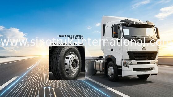 SINOTRUK HOWO A7 รถบรรทุกแทรคเตอร์ LHD 4X2 Euro2 336HP ZZ4187N3517N1B