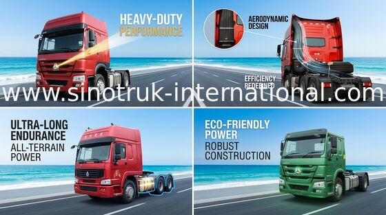 กำลังรถบรรทุกรถบรรทุกขนาดใหญ่ SINOTRUK HOWO RHD 4X2 Euro2 290HP