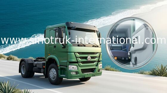 SINOTRUK HOWO รถบรรทุกแทรคเตอร์ LHD 4X2 Euro2 290HP ZZ4187M3511V