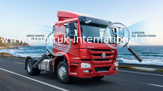 รถบรรทุกรถแทรกเตอร์ SINOTRUK HOWO LHD 4X2 Euro2 336HP ZZ4187N3511V