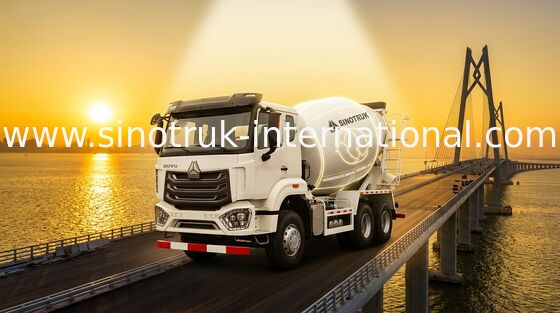 HOWO SINOTRUK รถโม่ผสมคอนกรีตประสิทธิภาพสูง 10CBM 380HP 6X4 LHD