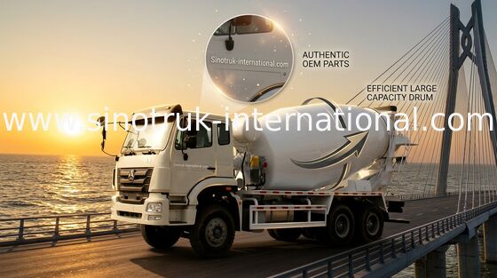 รถบรรทุกคอนกรีตผสมคอนกรีตรถพ่วงคอนกรีต Euro2 336HP 6X4 LHD