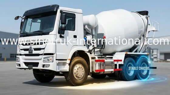 รถบรรทุกคอนกรีต SINOTRUK HOWO 10CBM 336HP 6X4 LHD ZZ5257GJBN3841W