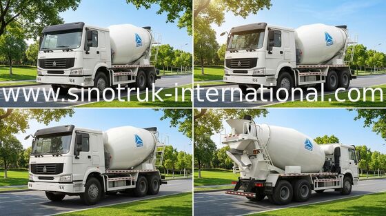 รถโม่ผสมคอนกรีต SINOTRUK HOWO 12CBM 336HP 6X4 RHD ZZ5257GJBN4048W