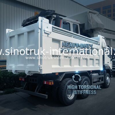 ซินอทรูค ทิมเปอร์ดัมป์ทรัค รุ่นใหม่ 6 × 4 Nx 20CBM สีขาว