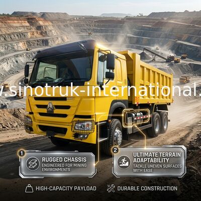 ซีโนทรูค โฮโว ทิมเปอร์ ดัมป์ทรัค เวชัย 380 แฮป 10 ล้อ 6 × 4 Rhd 20CBM