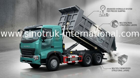 HOWO A7 Construction Dump Truck, ZZ3257M3847N1