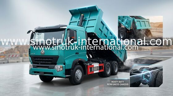 266HP ถึง 420HP รถดัมพ์ SINOTRUK HOWO A7 ประสิทธิภาพที่เชื่อถือได้