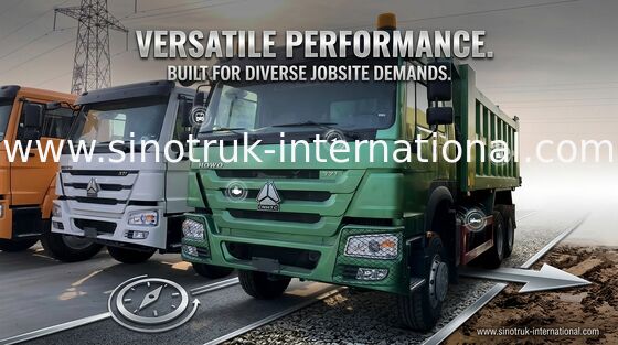 รถดั๊มพ์ 6x4 SINOTRUK 10 ล้อ HOWO ZZ3257N3647A 30 ตัน 16 - 18 CBM