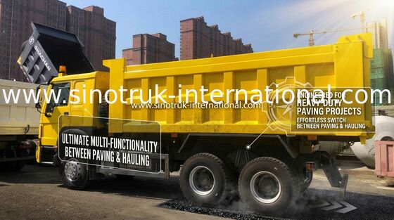 SINOTRUK HOWO 6x4 LHD Tipper Dump Truck 336HP การขุดโดยใช้