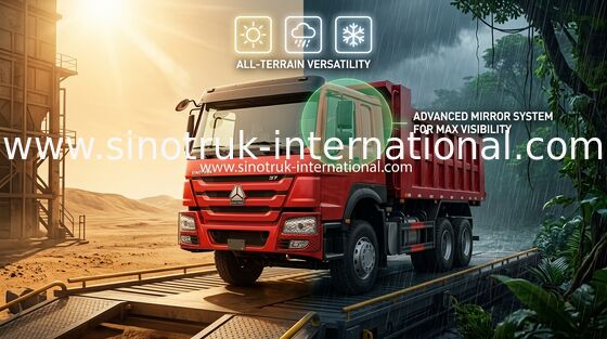 SINOTRUK HOWO 290HP LHD รถดัมพ์ 6x4 ZZ3257M4147W