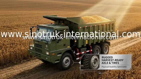 ความจุกำลังโหลดสูงรถดัมพ์ SINOTRUK HOWO70 Mining Truck 6X4
