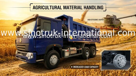 SINOTRUK HOWO Mining Commercial Dump Truck  6X4 LHD 371HP 25-40 Tons