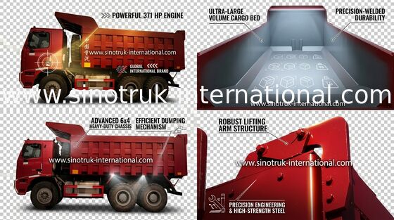 รถบรรทุกเทรลเลอร์ไฟฟ้าพลังน้ำ, รถบรรทุกดัทช์ SINOTRUK Mining Mining