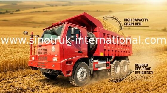 บรรทุกถ่านหิน SINOTRUK ขนาด 70 ตันด้วย SGS
