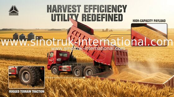 รถบรรทุกดัมพ์ SINOTRUK HOWO 70 6X4 LHD 371HP 70tons ZZ5707S3640AJ